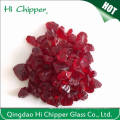 Lanscaping Glass Sand Crushed Dark Red Glass Chips Decorative Glass